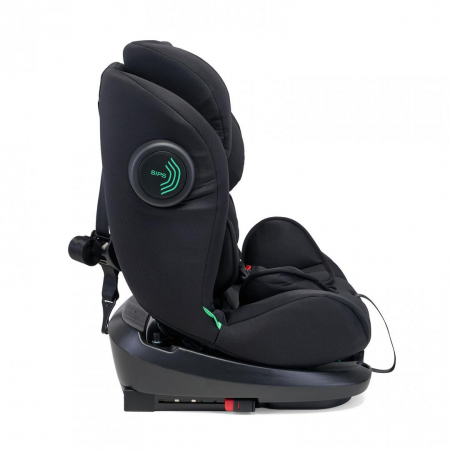 Scaun auto U-GROW Secure+, Rotatie 360 de grade, i-Size, ISOFIX, 0-36 kg, 40-150 cm, Negru [2]