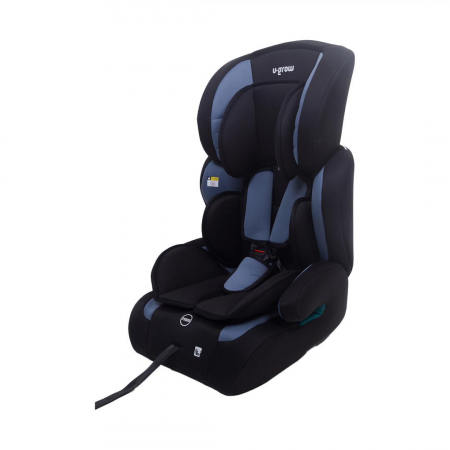 Scaun auto U-GROW, R129, fara ISOFIX, 9-36 kg, 76-150 cm, Albastru / Negru [1]