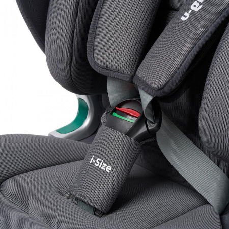 Scaun auto U-GROW Goldfix Plus, i-Size, R129, ISOFIX, 9-36 kg, 76-150 cm, Gri [6]