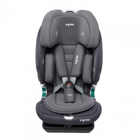 Scaun auto U-GROW Goldfix Plus, i-Size, R129, ISOFIX, 9-36 kg, 76-150 cm, Gri [1]
