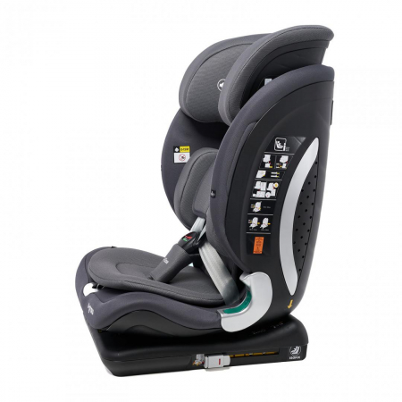 Scaun auto U-GROW Goldfix Plus, i-Size, R129, ISOFIX, 9-36 kg, 76-150 cm, Gri [3]