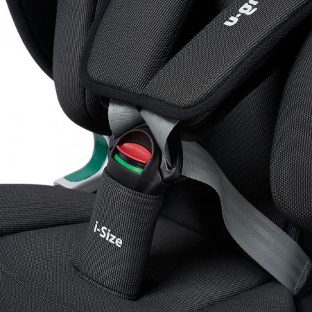 Scaun auto U-GROW Goldfix Plus, i-Size, R129, ISOFIX, 9-36 kg, 76-150 cm, Negru [8]