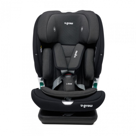 Jucarii, Copii & Bebe - Scaun auto U-GROW Goldfix Plus, i-Size, R129, ISOFIX, 9-36 kg, 76-150 cm, Negru