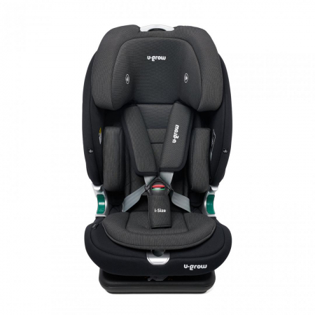 Scaun auto U-GROW Goldfix Plus, i-Size, R129, ISOFIX, 9-36 kg, 76-150 cm, Negru [3]