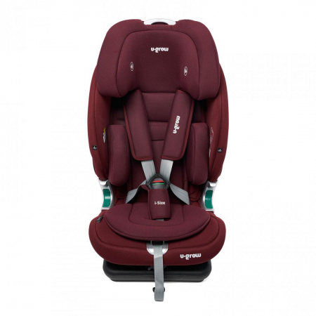 Scaun auto U-GROW Goldfix Plus, i-Size, R129, ISOFIX, 9-36 kg, 76-150 cm, Rosu [1]