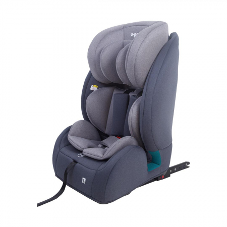 Scaun auto U-GROW, R129, ISOFIX, top tether, 9-36 kg, 76-150 cm, Gri [1]