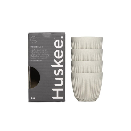 Coffee Corner - Set de 4 Cești de Cafea și Ceai Huskee 180ml