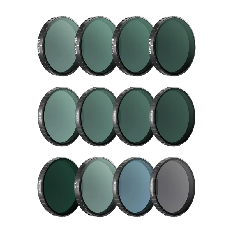 TV, Audio-Video & Foto - Set de filtre Freewell pentru OSMO Action 6 - Mega Kit - pachet de 12 piese