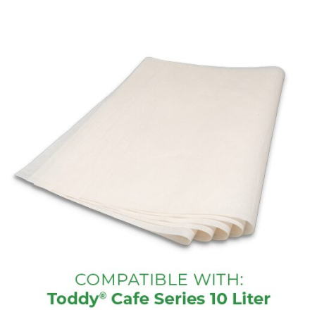 Coffee Corner - Setul de 20 de filtre de hârtie Cold Brew Toddy® Cafe Series 10L