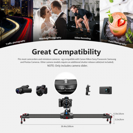 Slider motorizat Neewer ER1-100 [4]