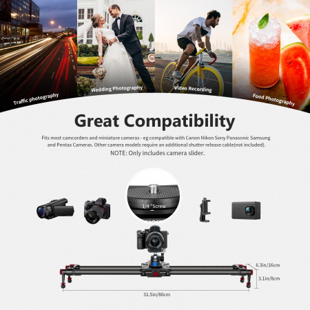 Slider motorizat Neewer ER1-80 [1]