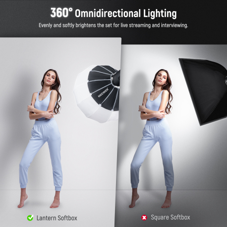 Softbox tip lanterna Neewer NS50L, 50 cm [2]