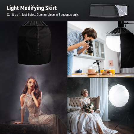 Softbox tip lanterna Neewer NS90L, 90 cm [3]