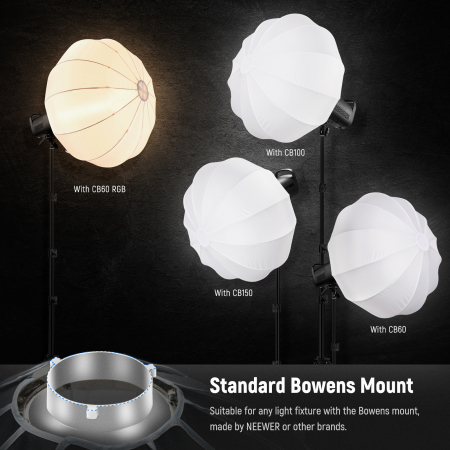 Softbox tip lanterna Neewer NS90L, 90 cm [4]