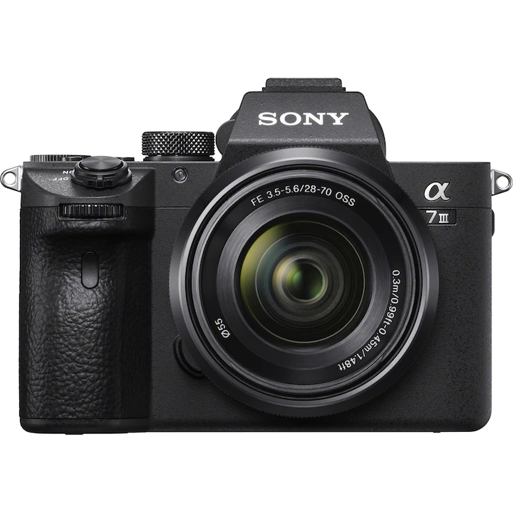 TV, Audio-Video & Foto - Aparat foto Mirrorless Sony Alpha 7 III, 24.2 MP + Obiectiv SEL2870 28-70 mm