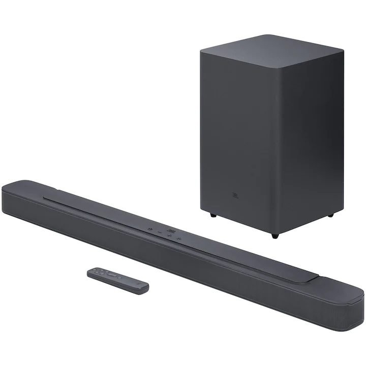 Home Audio - Jbl Bar 2.1 Deep Bass MK2 Negru Soundbar Black Premium Bass Puternic 2.1 Ch