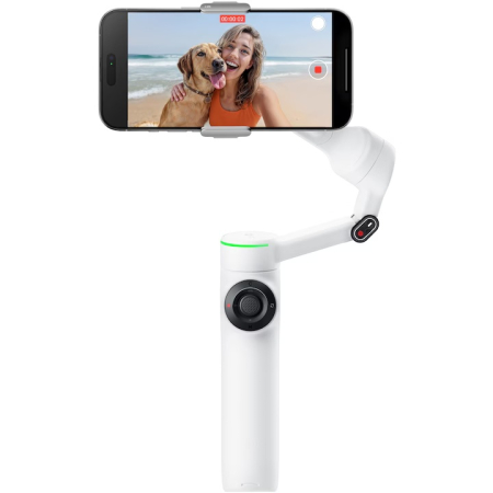 Accesorii telefoane mobile - Stabilizator Insta360 Flow 2 Pro Standard Bundle, Summit White