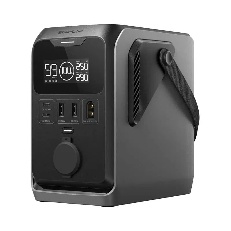 Energie solara si stocare portabila - Statie portabila de alimentare EcoFlow Trail 300 DC