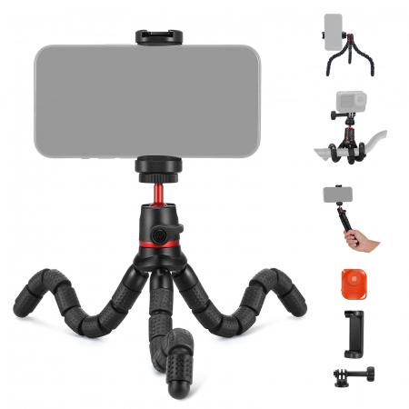 TV, Audio-Video & Foto - Mini Trepied Flexibil Neewer T72 cu Telecomanda