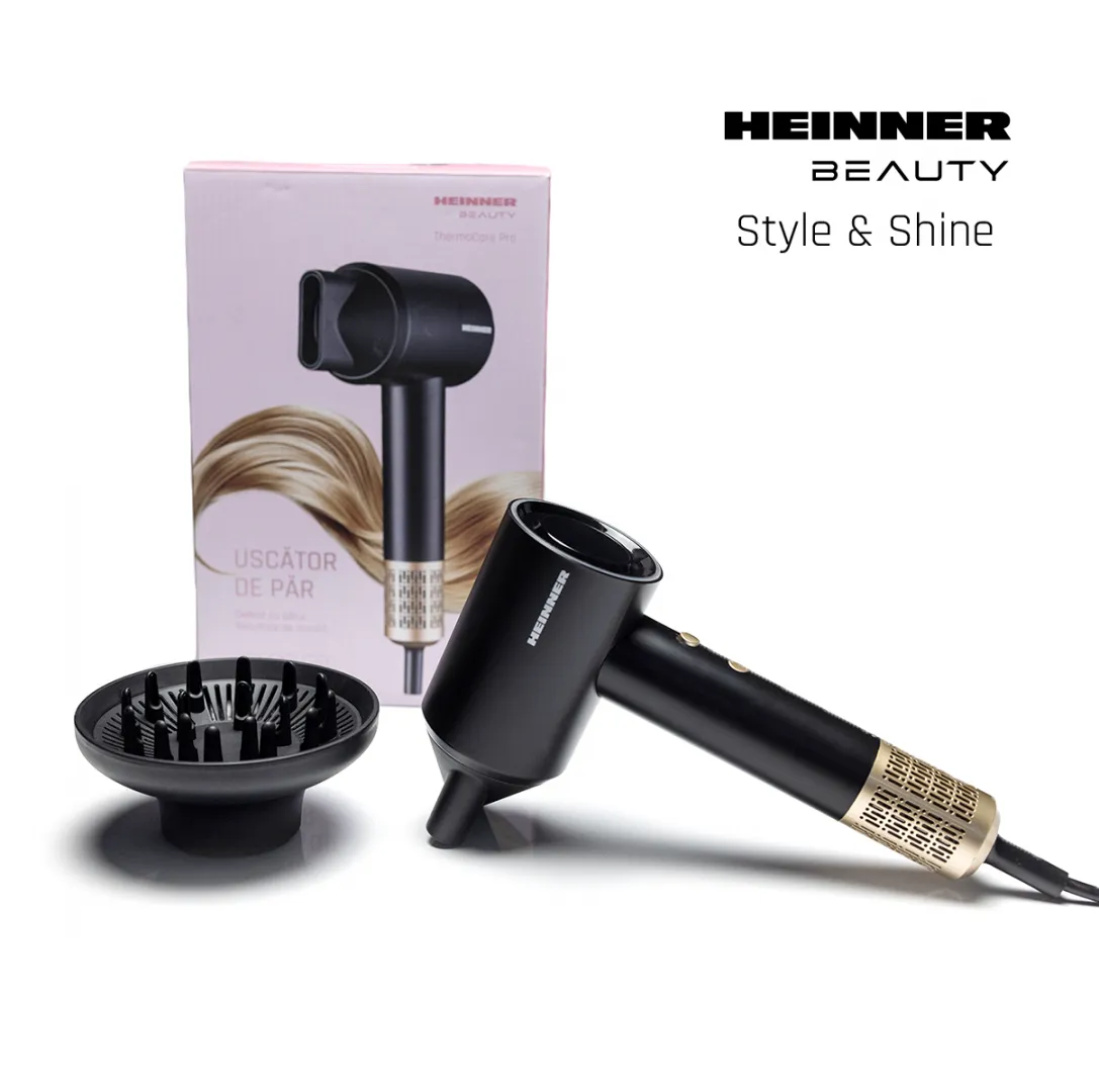 Aparate & Accesorii ingrijire personala - Uscator de par HEINNER HHD-R16BLDC-BK