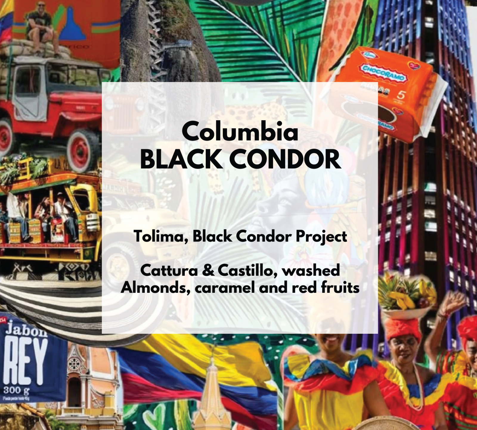 Product Image for Blend cafea specialitate Columbia Black Condor Cafea Boabe, 250g, 24-72h