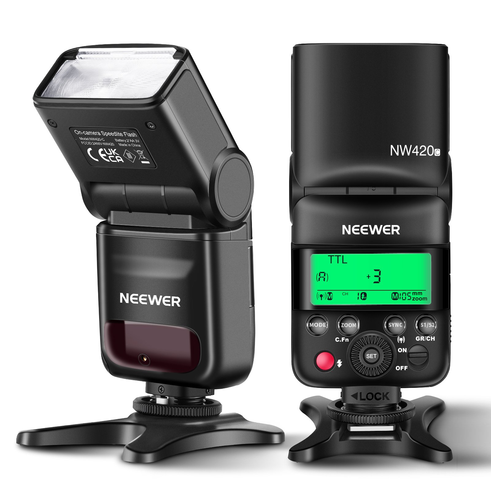 Product Image for Blit Speedlite Neewer NW420-C, TTL, 2.4G, comp. Canon