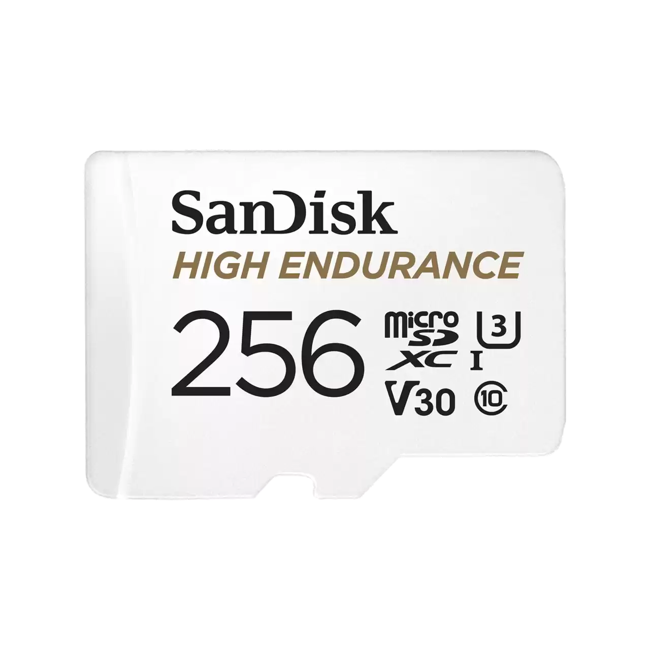 Product Image for Card de memorie microSDXC SanDisk High Endurance 256GB, V30 C10 UHS-I U3, Adaptor SD