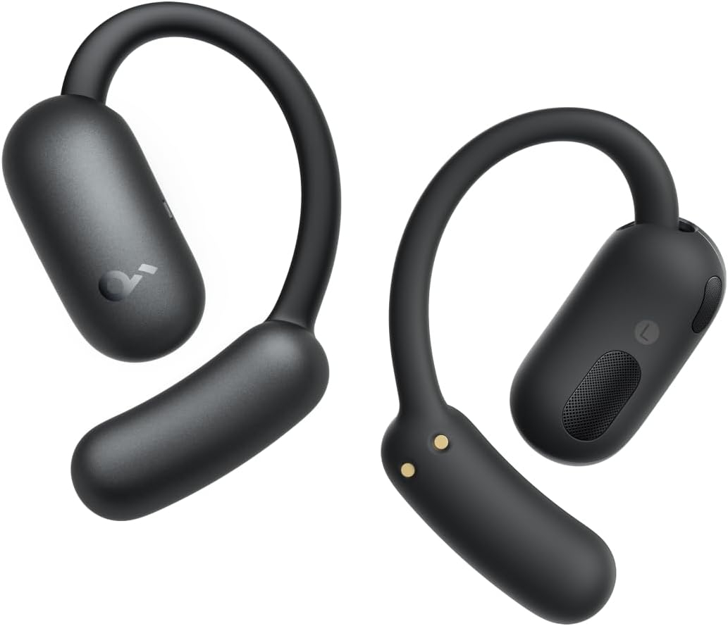 Product Image for Casti True Wireless Anker SoundCore AeroFit 2, Hi-Res Audio, IP55, Autonomie 42H, Bluetooth 5.4, Traducere in Timp Real, Negru