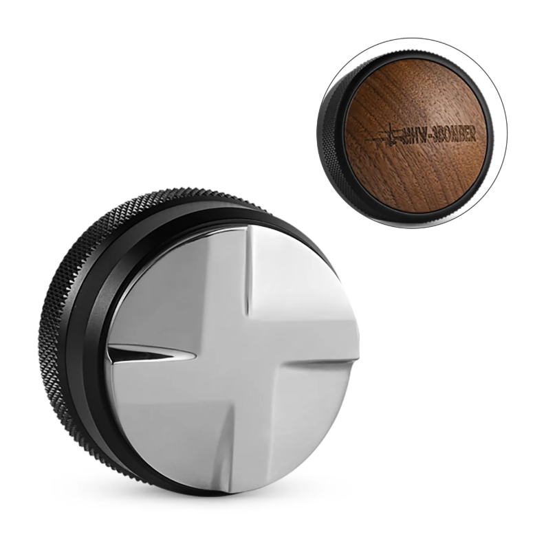 MHW-3BOMBER Distribuitor de cafea CD, capac din lemn, 58.35mm