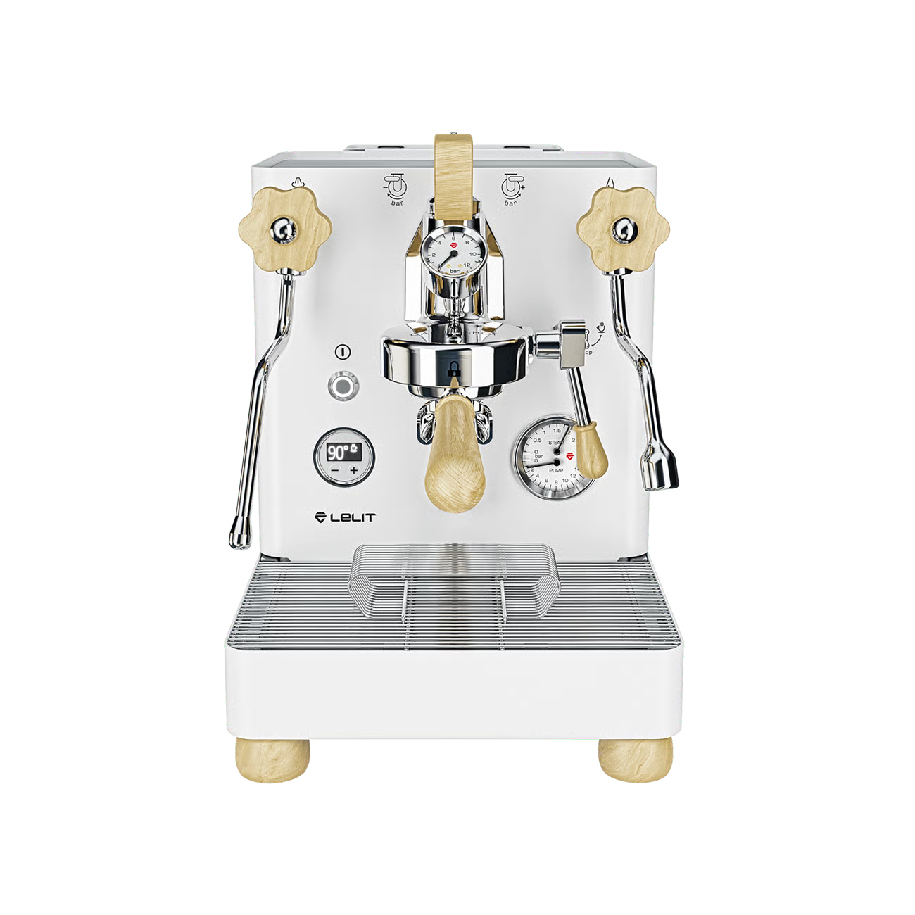 Product Image for Espressor manual Lelit Bianca PL162T-EUCW, Dual Boiler, Alb
