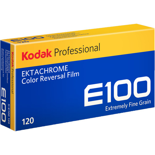 Product Image for Film foto color profesional Kodak Ektachrome E100, ISO 100, 120mm, Set 5 bucati