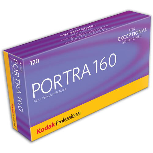 Product Image for Film foto color profesional Kodak Portra 160, ISO 160, 120mm, Set 5 bucati