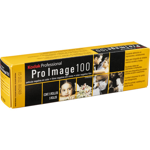 Product Image for Film foto color profesional Kodak Pro Image 100, ISO 100, 35mm, Set 5 bucati, 5 x 36 Expuneri