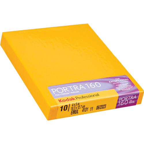 Product Image for Film profesional Kodak Portra 160, ISO 160, 10.2x12.7cm, 10 Coli
