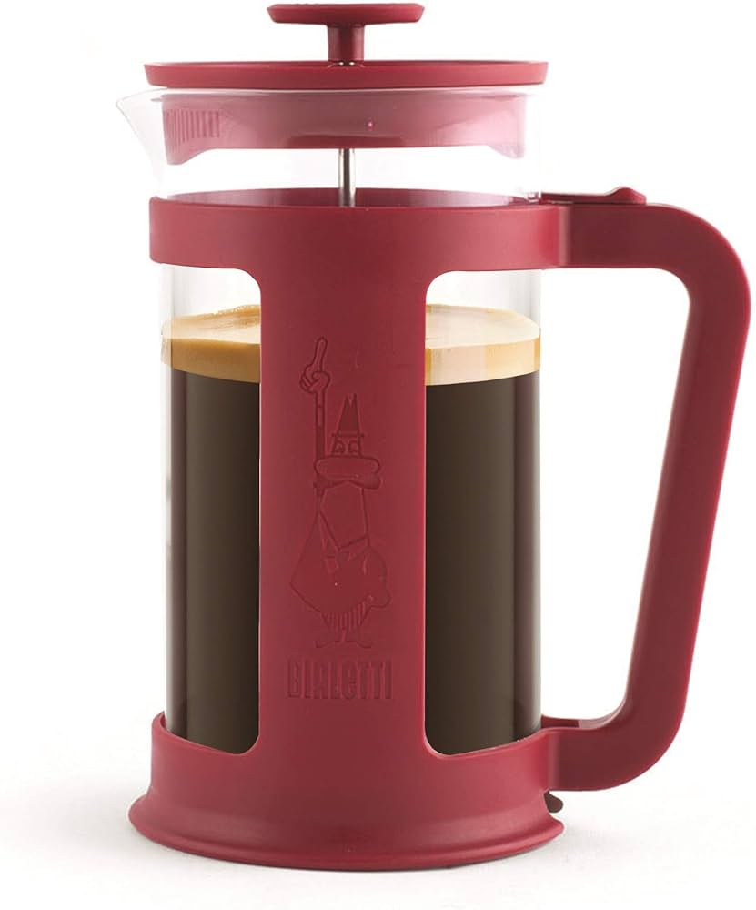 Product Image for French Press Bialetti Smart, 350ml, Rosu