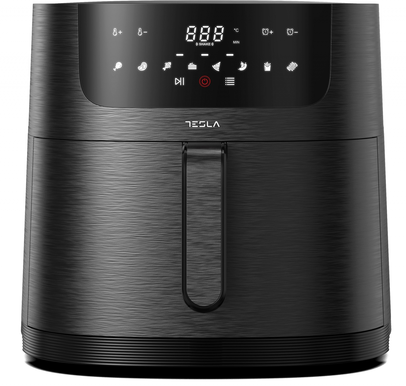 Product Image for Friteuza cu aer cald Tesla AF800B, 8L, 1800W, panou digital, 8 programe, negru