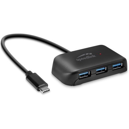 Product Image for HUB USB SPEEDLINK SNAPPY EVO, 4 porturi (3x USB-A, 1x USB-C)
