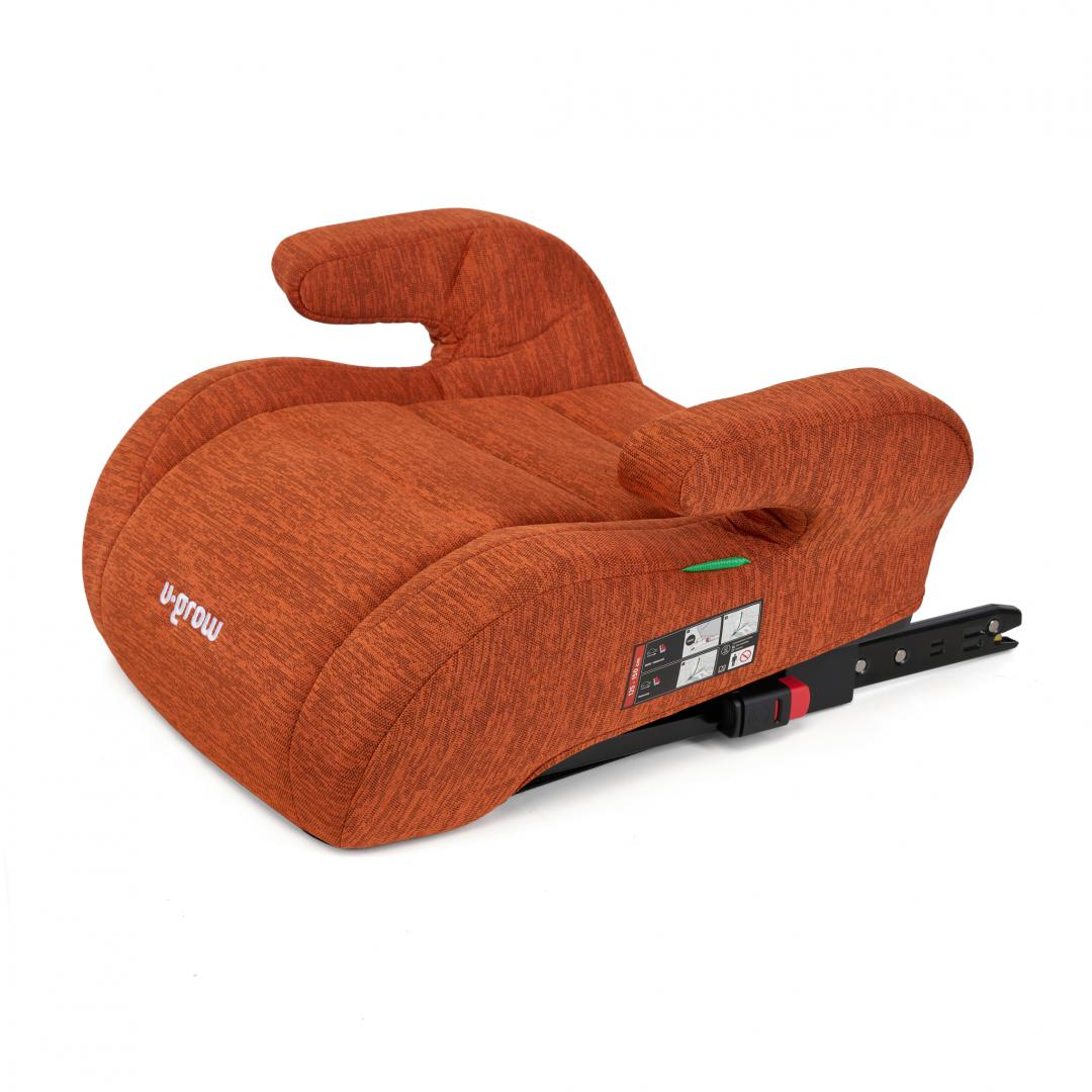 Product Image for Inaltator auto U-GROW, R129, ISOFIX, 15-36 kg, 125-150 cm, Caramiziu