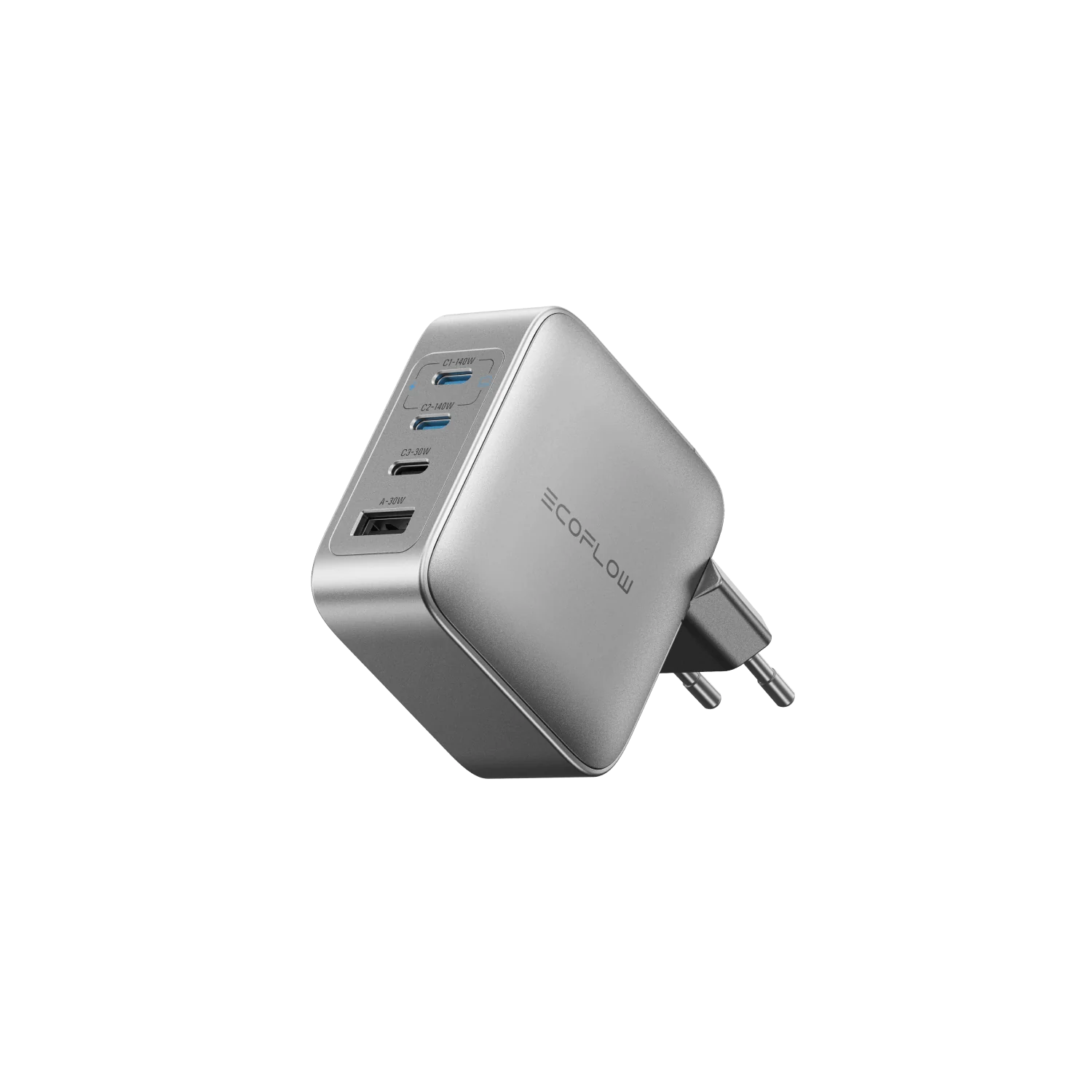 Product Image for Incarcator de retea EcoFlow RAPID Pro 140W, 3x USB-C, 1x USB-A, GaN, Gri