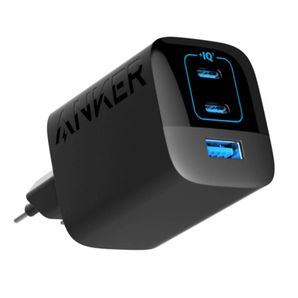 Product Image for Incarcator retea Anker 336, 67W, 2x USB-C, 1x USB-A, PowerIQ 3.0, Negru