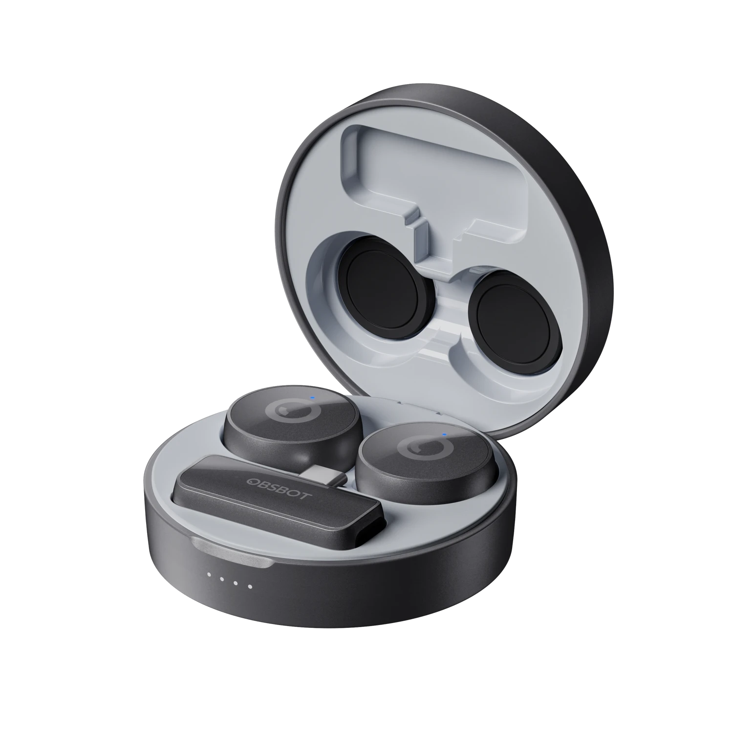 Product Image for Kit OBSBOT VOX, 2TX+ 1RX USB-C, Statie de incarcare
