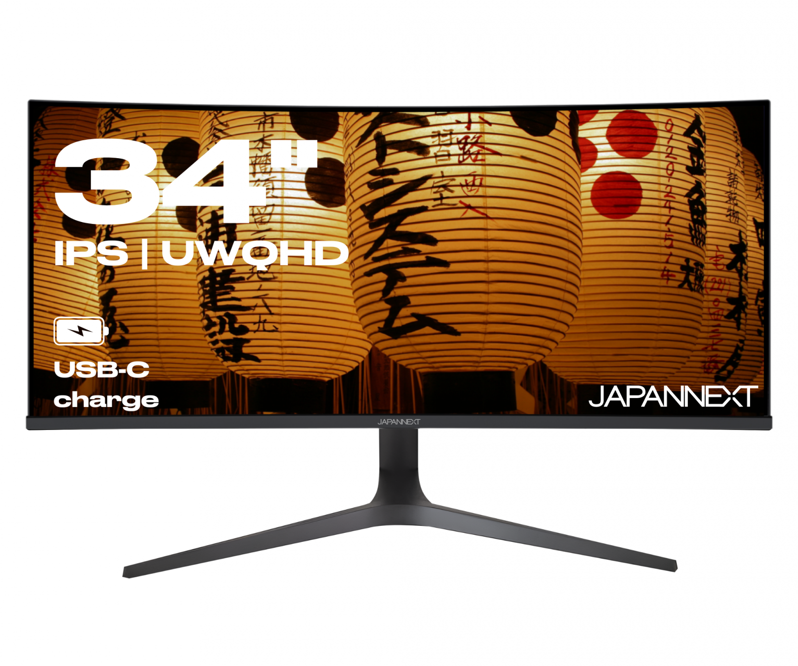 Product Image for Monitor Gaming LED Curbat JAPANNEXT JN-IPS340UWQHD60C, 34 , UWQHD, 60Hz