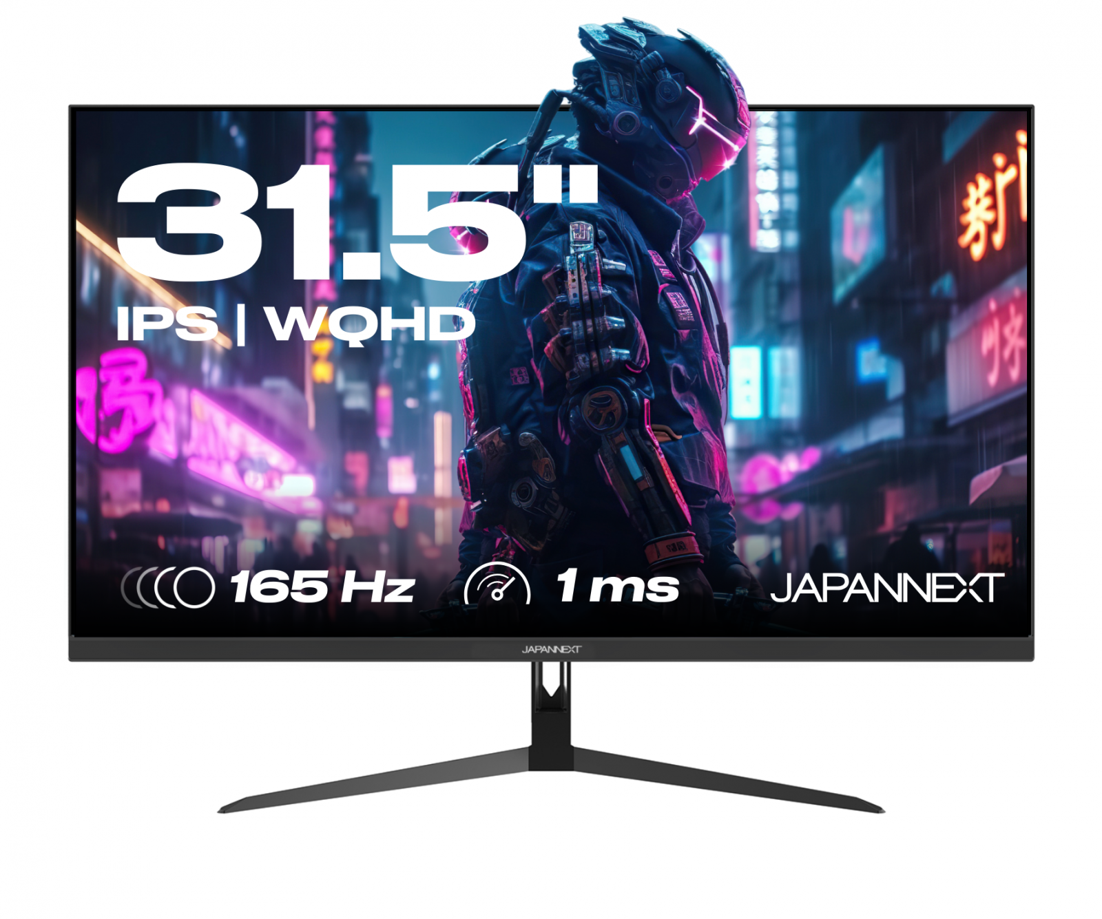 Product Image for Monitor LED JAPANNEXT JN-IPS315WQHD165F, 31.5 , WQHD, 165Hz