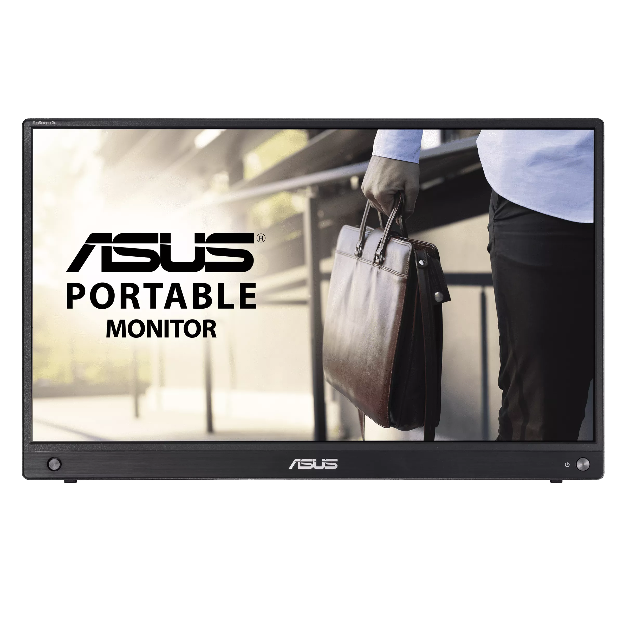 Product Image for Monitor portabil ASUS ZenScreen Go MB16AWP, 15.6 , Wireless mirroring, IPS, USB Type-C, mini HDMI, baterie incorporata, Flicker Free, Blue Light