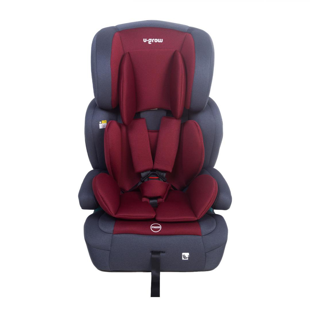 Product Image for Scaun auto U-GROW, R129, ISOFIX, 9-36 kg, 76-150 cm, Rosu Gri
