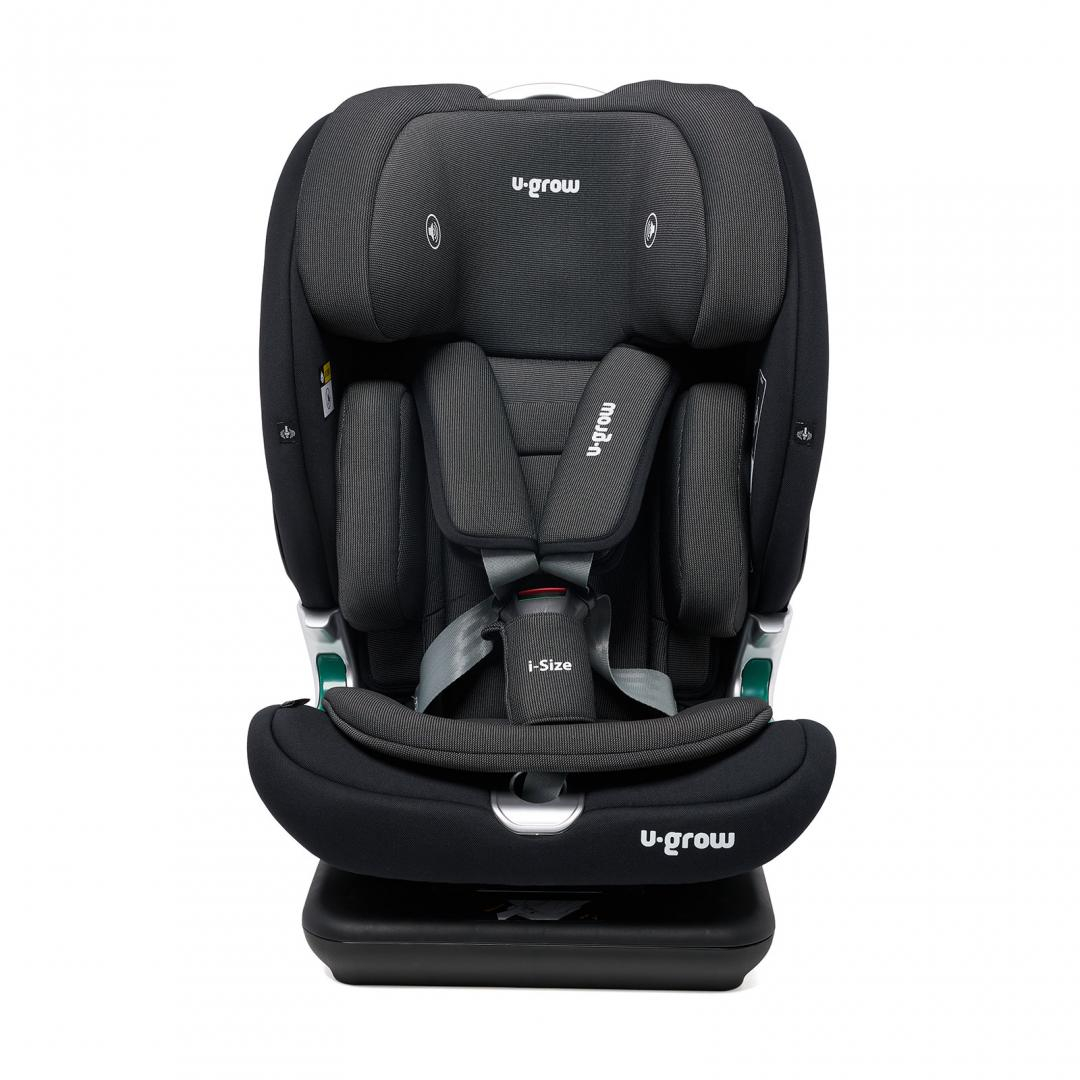 Product Image for Scaun auto U-GROW Goldfix Plus, i-Size, R129, ISOFIX, 9-36 kg, 76-150 cm, Negru