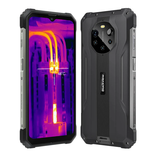 Product Image for Telefon mobil Blackview BL8800 Pro, Dual SIM, 6.58 , 128GB, 8GB RAM, 5G, 8380mAh, Camera termala FLIR, IPS, Negru