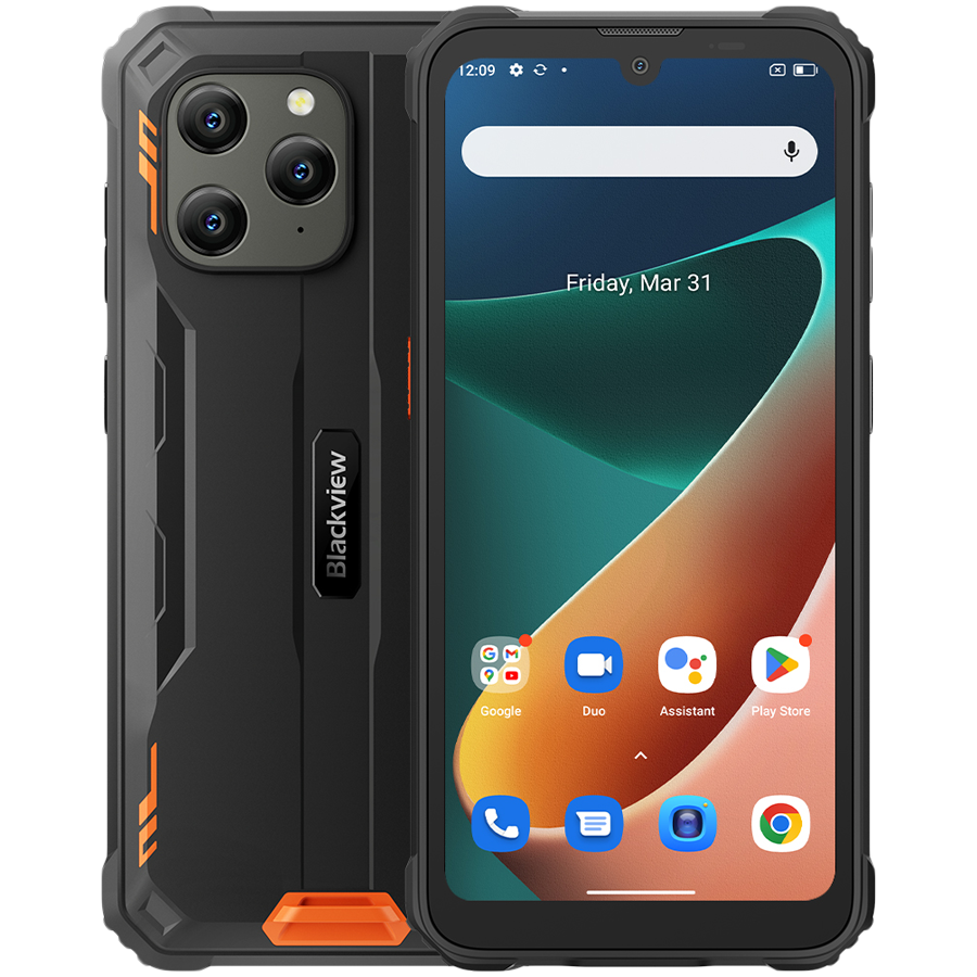 Product Image for Telefon mobil Blackview BV5300 PRO, Dual SIM, 6.10 , 64GB, 4GB RAM, 6580 mAh, Negru Portocaliu