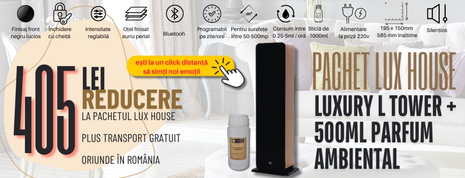 pachet luxury house luxury L tower plus parfum 500ml la alegere