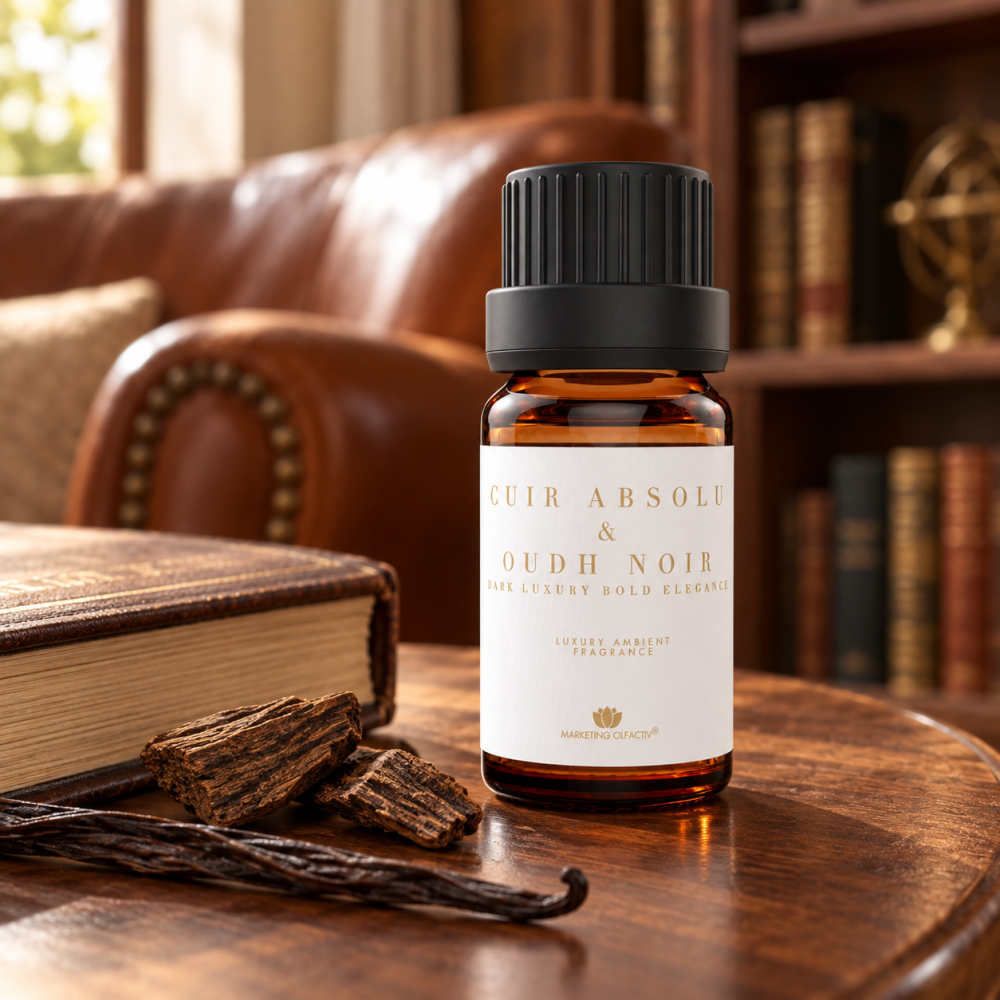 Cuir Absolu & Oudh Noir – Parfum ambiental profesional cu note de piele și oud, 10 ml [4]